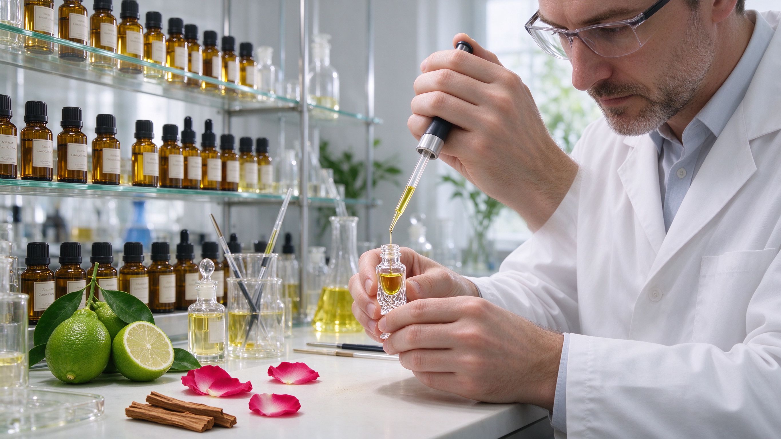 Custom fragrance development laboratory