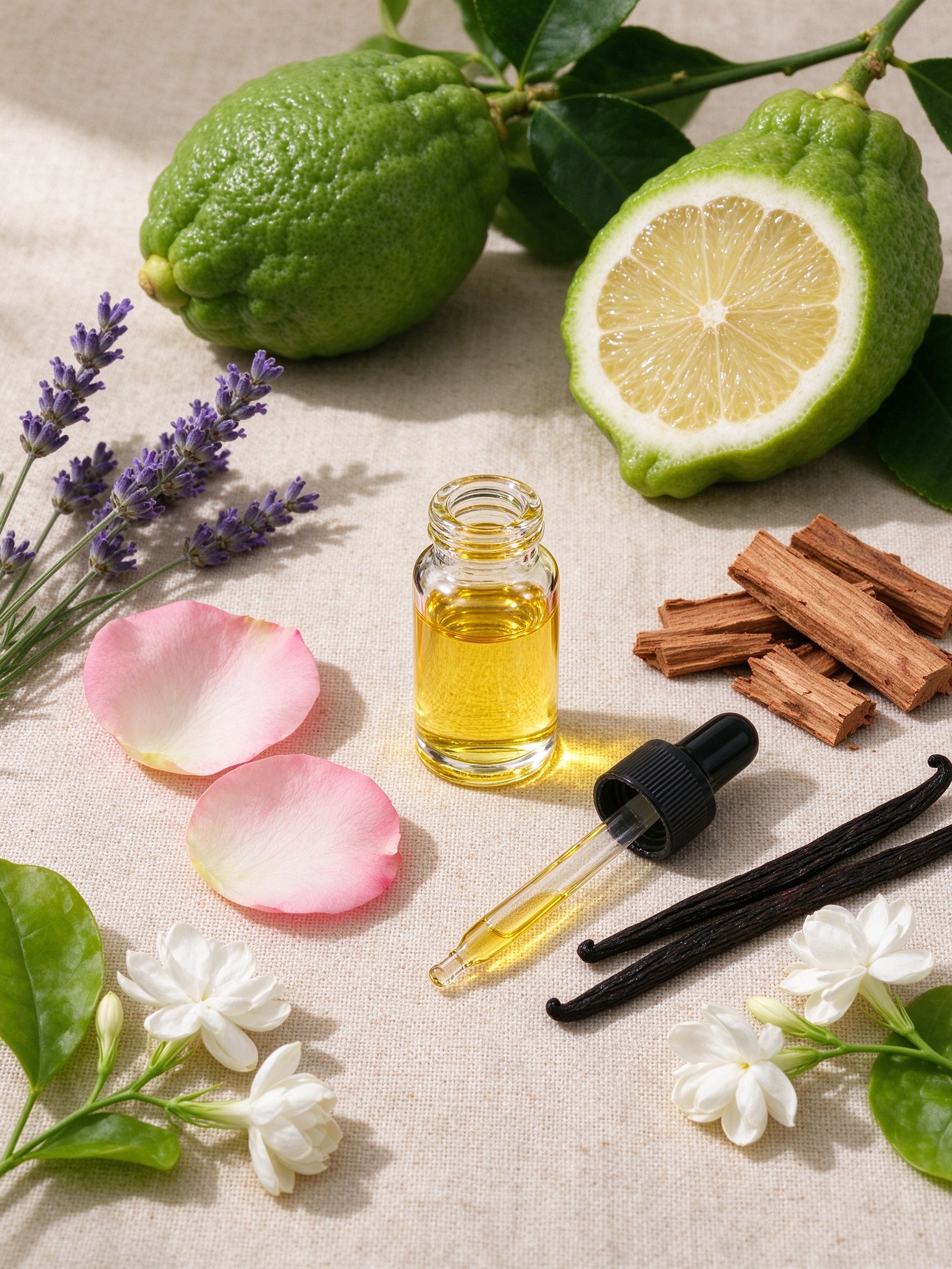 Fine perfume oil concentrates